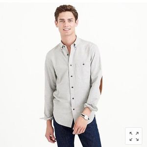 J.Crew chamois elbow-patch shirt Medium